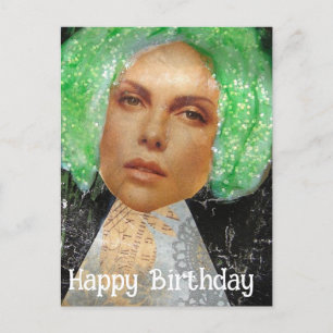 Carte Postale Zetti Woman Collage Joyeux Anniversaire