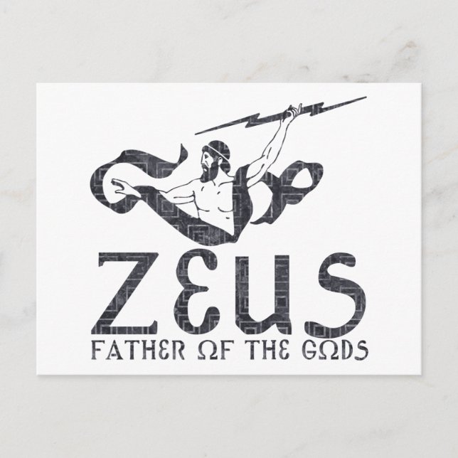 Carte Postale Zeus (Devant)