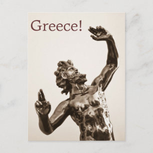 Carte Postale Zeus, dieu grec