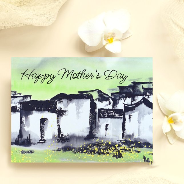 Carte Postale Zhongguo Cun - Village chinois (Créateur téléchargé)