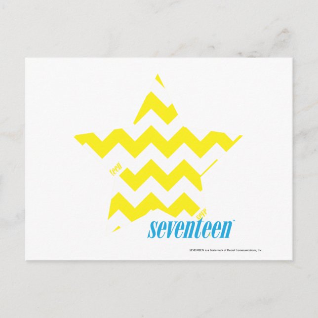 Carte Postale ZigZag Jaune 3 (Devant)
