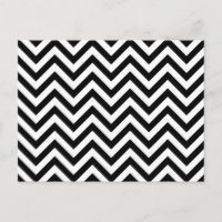 Zigzag noir et blanc Grandes Motif Chevron