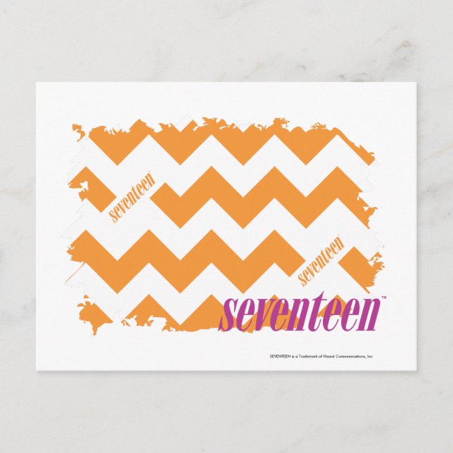 Carte Postale ZigZag Orange 4 (Devant)