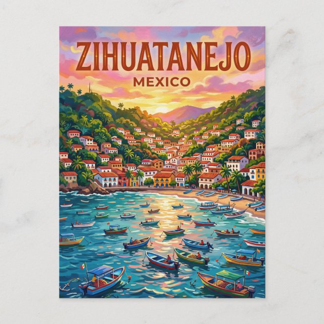 Carte Postale Zihuatanejo Mexique (Devant)