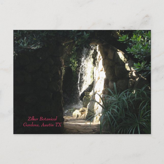 Carte Postale Zilker Botanical Gardens, Austin TX (Devant)