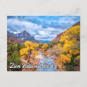 Carte Postale Zion National Park, Utah, États-Unis