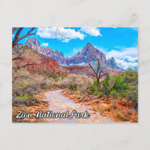 Carte Postale Zion National Park, Utah, États-Unis