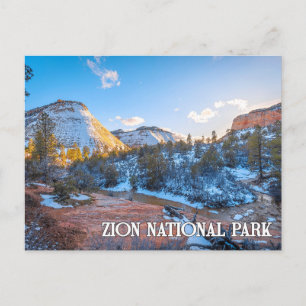 Carte Postale Zion National Park, Utah, États-Unis