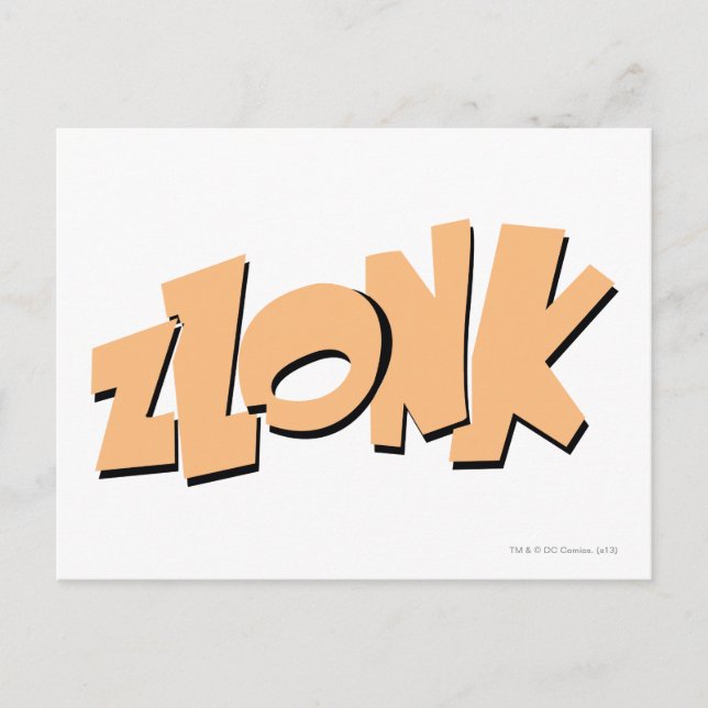 CARTE POSTALE ZLONK ! (Devant)