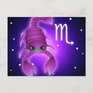Carte Postale Zodiac Scorpio