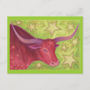 Carte postale Zodiac Taurus