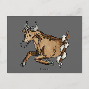 Carte Postale Zodiaque : Taurus, 1482