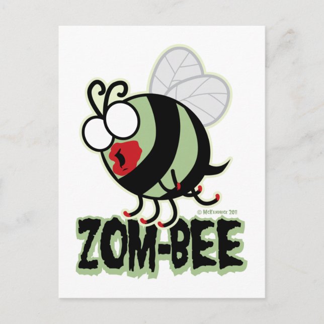 Carte Postale Zom-Bee (Devant)