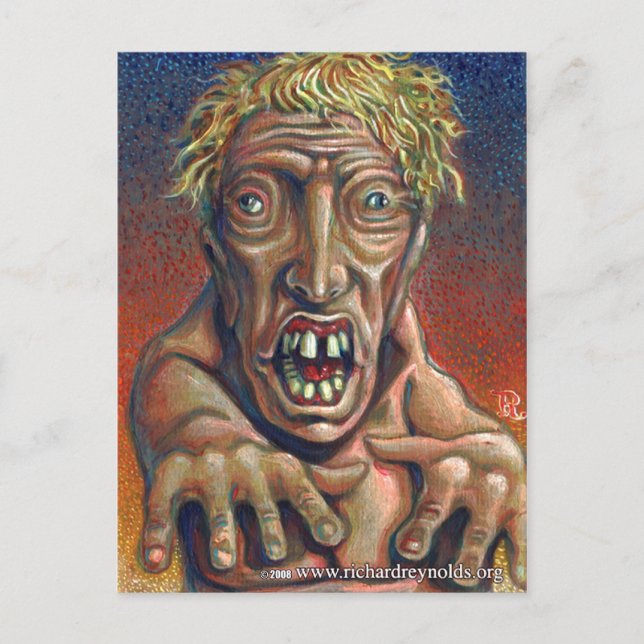 Carte Postale zombie (Devant)