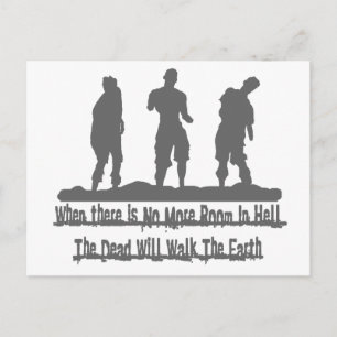 Carte Postale Zombie