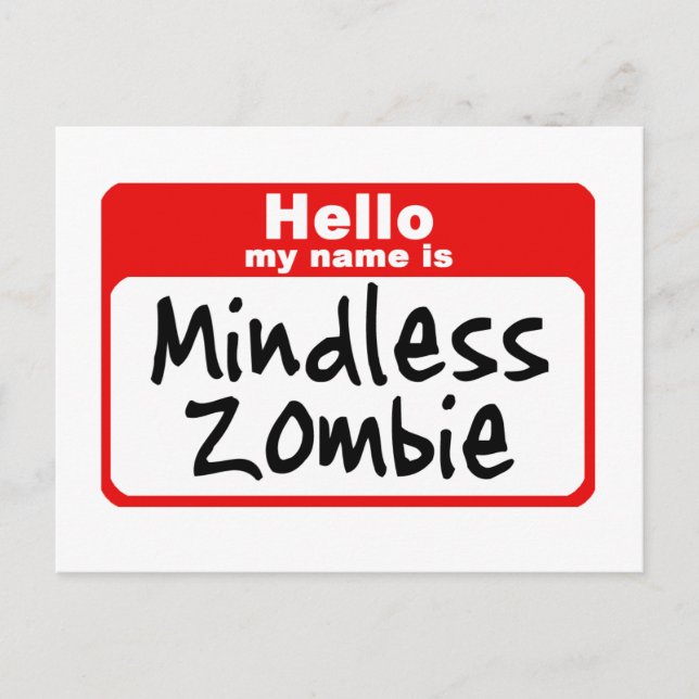Carte Postale zombie2 (Devant)