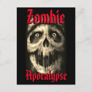 Carte Postale Zombie Apocalypse 2