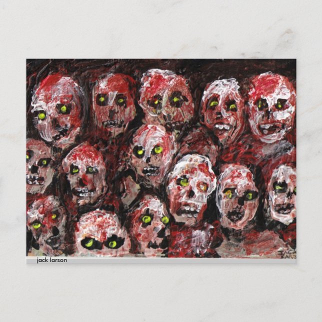 Carte Postale Zombie Art (Devant)