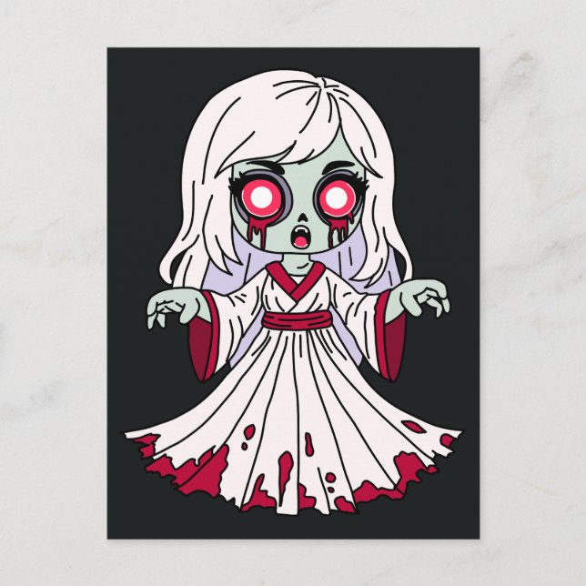 Carte Postale Zombie Banshee (Devant)