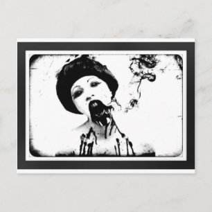 Carte Postale Zombie des années 60
