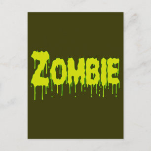 Carte Postale Zombie Drip