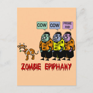 Carte Postale Zombie Halloween