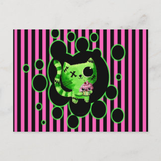 Carte Postale Zombie Kitty