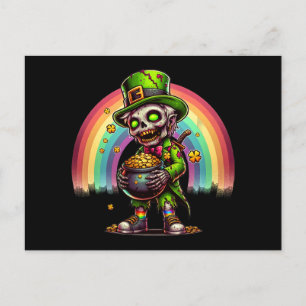 Carte Postale Zombie Leprechaun
