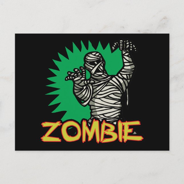 Carte postale Zombie Mummy (Devant)