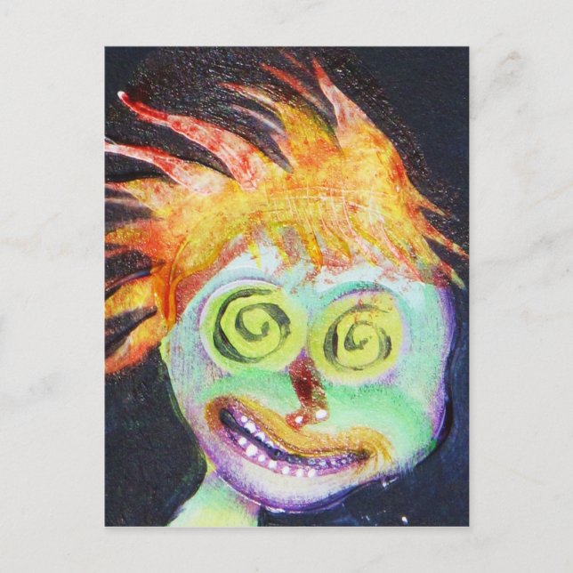 Carte Postale Zombie POP Art (Devant)