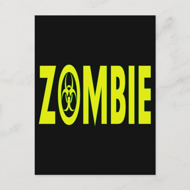 Carte Postale Zombie radioactif (Devant)