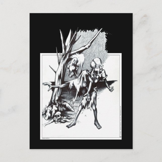 Carte Postale Zombies (Devant)