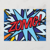 ZOMG Amusement Bande Dessinée Rétro Art Pop
