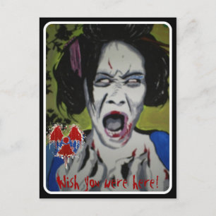 Carte postale 'ZomGeisha'