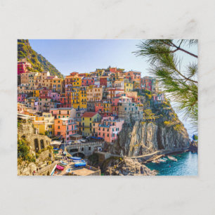 Carte Postale Zone côtière de Cinque Terre en Ligurie Italie