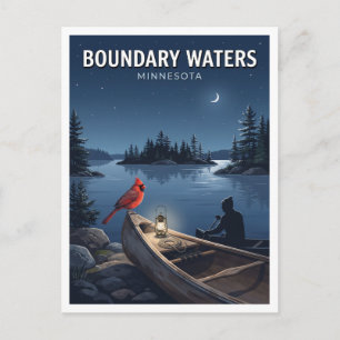 Carte Postale Zone de canotage sauvage Boundary Waters, Voyage à