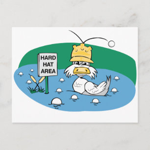 Carte Postale Zone de Casquette dur