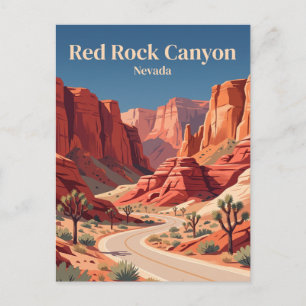 Carte Postale Zone de conservation nationale de Red Rock Canyon
