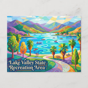 Carte Postale Zone de loisirs d'État de Lake Valley Californie