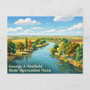 Carte Postale Zone de loisirs d'État George J. Hatfield