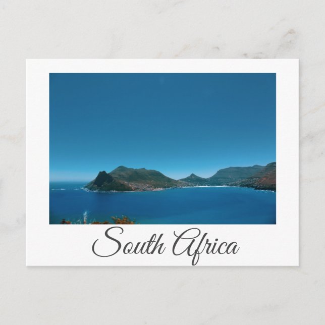Carte Postale Zone du Cap Ocean Mountain Hout Bay (Devant)