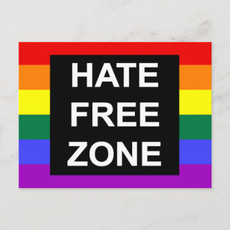 Carte Postale Zone franche de haine