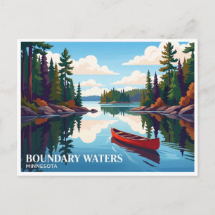 Carte Postale Zone sauvage de Boundary Waters Canoe Area Ely