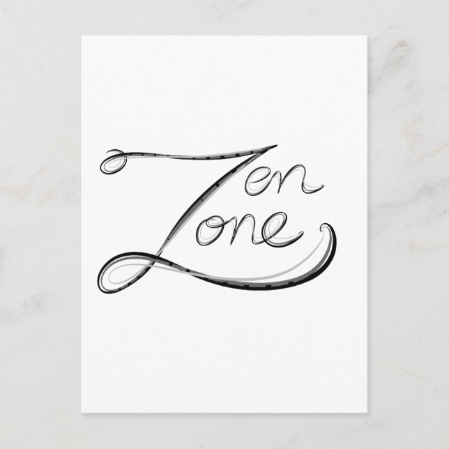 Carte Postale Zone zen (Devant)