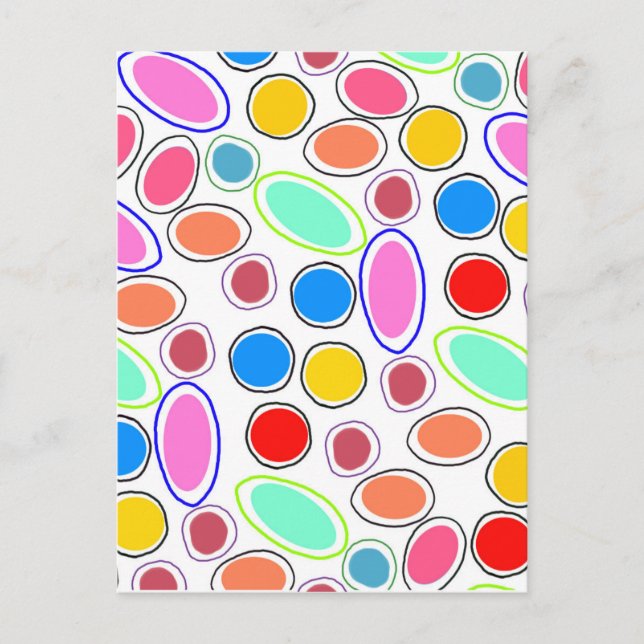 Carte Postale Zones de bonbons (Devant)