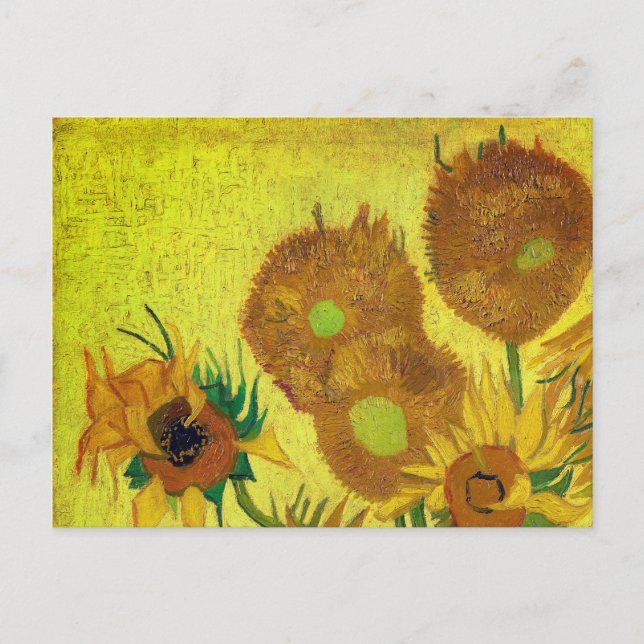 Carte Postale Zonnebloemen (Van Gogh) (Devant)