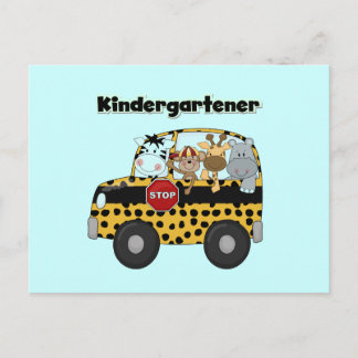 Carte Postale Zoo Animaux Maternelle