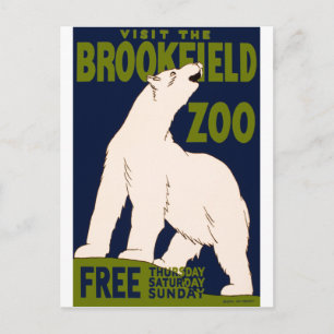 Carte Postale Zoo de Brookfield