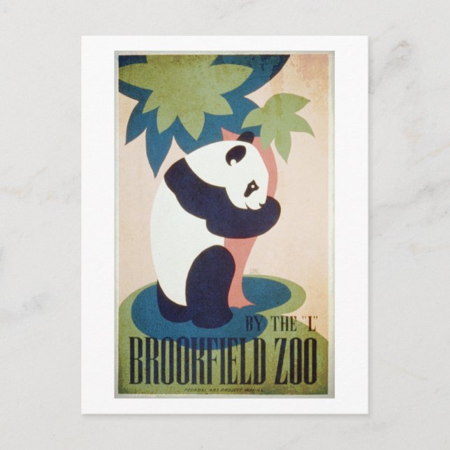 Carte Postale Zoo-Panda de Brookfield (Devant)