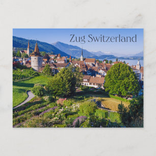 Carte Postale Zug Suisse